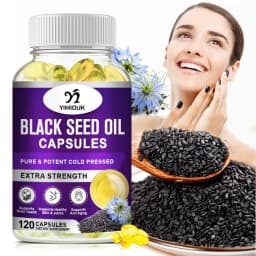 Yimiduk Premium Black Seed Oil Supplement, for Overall Wellness & Vitality, Joint & Brain Health & Immune System, Anti Aging