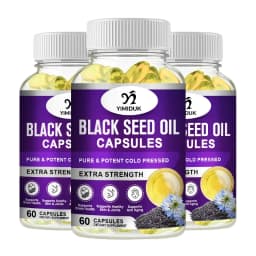 Yimiduk Premium Black Seed Oil Supplement, for Overall Wellness & Vitality, Joint & Brain Health & Immune System, Anti Aging