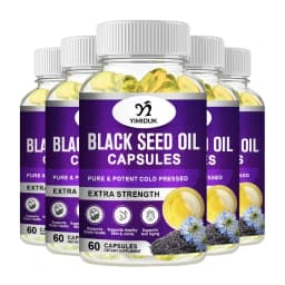 Yimiduk Premium Black Seed Oil Supplement, for Overall Wellness & Vitality, Joint & Brain Health & Immune System, Anti Aging