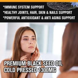 Yimiduk Premium Black Seed Oil Supplement, for Overall Wellness & Vitality, Joint & Brain Health & Immune System, Anti Aging