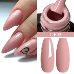 Mtssii 6PCS/Set Nude Color Gel Nail Polish Set 150 Colors Glitter Semi Permanent UV Led Gel Varnish Soak Off Nail Gel Art Design