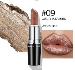 Makeup Non-sticky Non-fading Lipstick Pearlescent Long-lasting Moisturizing Fine Glitter Lip Gloss Hydrating Waterproof Lips Hot