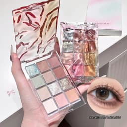 Gege Bear Water Wave Eye Shadow Plate 12 Color Eye Shadow Natural Fine Flash Matte Eye Shadow Plate