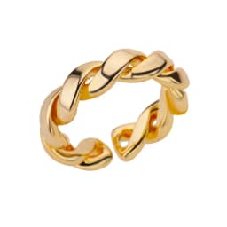 Blue Zircon Sun Stainless Steel Rings For Women Adjustable Gold Plated Aesthetic Ring Party Wedding Jewelry Gift BFF anillos