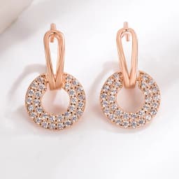 Crystal Zircon Real 925 Sterling Silver Earrings Channel Cubic Zirconia Silver Stud Earrings for Women Sterling Silver Jewelry