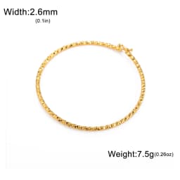 Cazador Stainless Steel Bracelet for Women Gold Plated Bangles Waterproof Jewelry Party Wedding Birthday Gift 2026 Trendy New