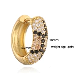HECHENG,European and American Style CZ Stone Women's Charm Sexy Leopard Pattern Snake Pattern Bracelet Earring Series Style