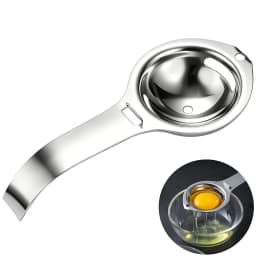 Egg Separator Egg Yolk White Filter Stainless Steel Egg White Yolk Sifting Filter Egg Divider Kitchen Gadgets Egg Extractor