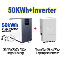 Hot Sale 10kw 12kw 15kw 20kw 30kw 50kw LiFePo4 Battery Inverter Solar Panels Power Bank Energy Storage System Complete Kits