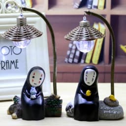 Cartoon Anime Funny Night Light Home Decor Small Figurine Bedside Lamp Desktop Ornament Kawaii Birthday Gift