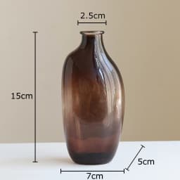 Minimalist Transparent Glass Vase Lovely Small Plant Pots Table Decoration Flower Arrangement Floral Vases Room Aesthetic Decor