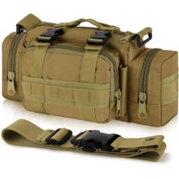 Outdoor Waist Bags for Men, Waist Fanny Packs Pouch Shoulder Bag Hand Carry Fishing Bag