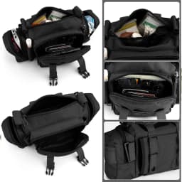 Outdoor Waist Bags for Men, Waist Fanny Packs Pouch Shoulder Bag Hand Carry Fishing Bag