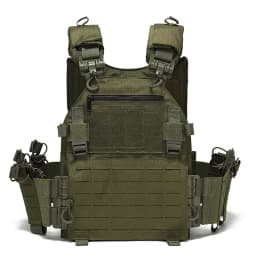 Multi Functional Quick Release Vest Laser Cutting MOLLE Hunting Vest Waterproof and Wear-Resistant Outdoor Training Vest