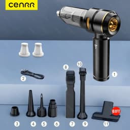 CENRR 998000PA Car Vacuum Cleaner Powerful Portable HandHeld Vacuum Cleaner For Car Wireless Cleaner Robot Car Accessories