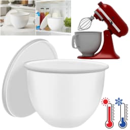 Silicone Liner Mixer Attachment Silicone Bowl Liner Pad for Kitchen Aid Tilt-Head 5 Qt Mixers Heat Resistant Blender Accessories
