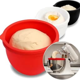 Silicone Liner Mixer Attachment Silicone Bowl Liner Pad for Kitchen Aid Tilt-Head 5 Qt Mixers Heat Resistant Blender Accessories