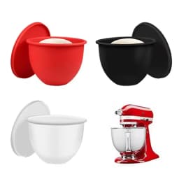 Silicone Liner Mixer Attachment Silicone Bowl Liner Pad for Kitchen Aid Tilt-Head 5 Qt Mixers Heat Resistant Blender Accessories