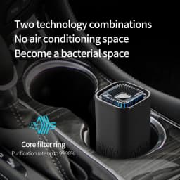 2026 New Car Air Purifier Negative Ion Air Car Oxygen Bar Odor Removal Car Air Purifier Car Home Dual-use
