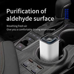 2026 New Car Air Purifier Negative Ion Air Car Oxygen Bar Odor Removal Car Air Purifier Car Home Dual-use