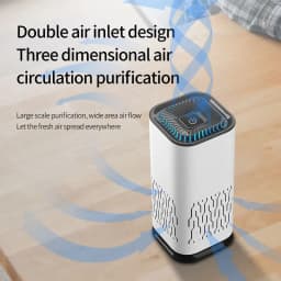 2026 New Car Air Purifier Negative Ion Air Car Oxygen Bar Odor Removal Car Air Purifier Car Home Dual-use