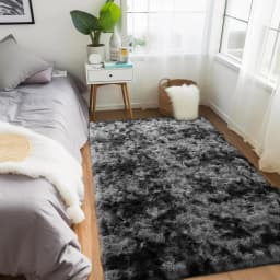 VIKAMA Minimalist Style Living Room Carpet, Fluffy And Slip-Resistant Children's Room Mat, Bathroom Carpet, Home Decoration