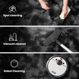 VIKAMA Minimalist Style Living Room Carpet, Fluffy And Slip-Resistant Children's Room Mat, Bathroom Carpet, Home Decoration