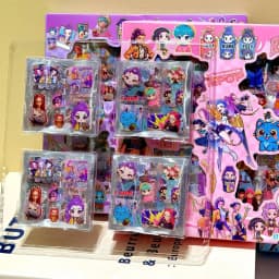 100pcs/set Idol Theme Cartoon Anime Stickers Rumi Mira Zoey Waterproof DIY Decorative Gifts for Guitar Notebook Luggage