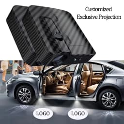 Customisable Car Door Projector For Universal Vehicle Models Car Logo Wireless Courtesy LED Shadow Lights Lamp Car Accessories