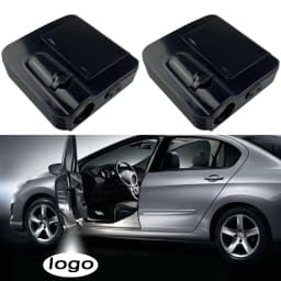 1PC Universal Car Door LED Welcome Projector Logo Ghost Shadow Night Lights Atmosphere Courtesy Decor Lamp Car Accessories Kit