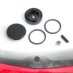 Aluminum Car Rear Wiper Delete Kit For Honda Civic Integra Mazda 3 BMW Volvo Acura RSX DC5 Plug Cap O-ring