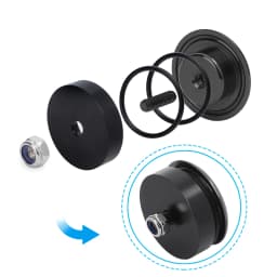 Aluminum Car Rear Wiper Delete Kit For Honda Civic Integra Mazda 3 BMW Volvo Acura RSX DC5 Plug Cap O-ring