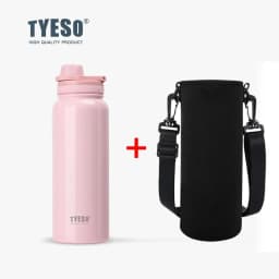 Tyeso Stainless Steel Thermos Mug Outdoor Sports Keeps Cold and Heat High Capacity Thermo Bottle Travel Vacuum Flask Thermal Cup