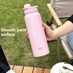 Tyeso Stainless Steel Thermos Mug Outdoor Sports Keeps Cold and Heat High Capacity Thermo Bottle Travel Vacuum Flask Thermal Cup