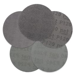 50Pcs/box 5 Inch 125mm Sandpaper Autonet Mesh Sanding Discs Dust Free Anti-blocking 80/120/180/240/320 Grits For Wood Sanding