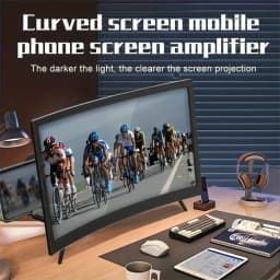 12-inch Curved3D HD Phone Screen Magnifier Movie Video Amplifier Holder Mobile Phone Mobile Phone Universal TV Drama Artifact