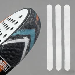 3PCS Tennis Racket Frame Protector Tape Rough Micro Grid Surface Lightweight Durable Edge Protection 2026