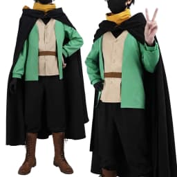 HOLOUN Natsuki Subaru Cosplay Costume Zero Anime Black Cloak Vest T-shirt Pants Scarf XS-3XL