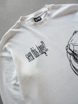Autumn and Winter Waffle Thermal Long Sleeve T Shirt Y2k Daily Casual Cartoon Pattern Print T Shirts Street Men Cotton Warm Tops