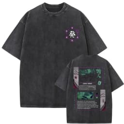 Washed Vintage Anime Hunter X Hunter T-shirt Hisoka Graphic T Shirt Men Women Casual Oversized Cotton T-shirts Short Sleeve Tops