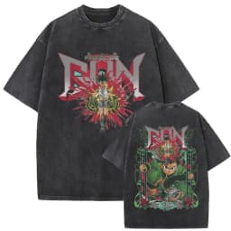 Washed Vintage Anime Hunter X Hunter T-shirt Hisoka Graphic T Shirt Men Women Casual Oversized Cotton T-shirts Short Sleeve Tops