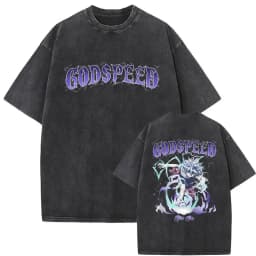 Washed Vintage Anime Hunter X Hunter T-shirt Hisoka Graphic T Shirt Men Women Casual Oversized Cotton T-shirts Short Sleeve Tops