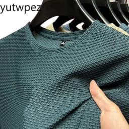 Fishing Hunting Sports Outdoor Hiking Running Summer Ice Silk High-End T Shirts Cycling Camping Men's Breathable Fashion T-Shirt