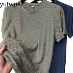 Fishing Hunting Sports Outdoor Hiking Running Summer Ice Silk High-End T Shirts Cycling Camping Men's Breathable Fashion T-Shirt