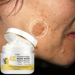 Kojic Acid Cream, Evens Out Skin Tone, Eliminates Dark Spots and Dullness - Non-Greasy, Suitable for Both Men and Women - Whitening and Moisturizing Cream, for Day and Night Use - 60g
