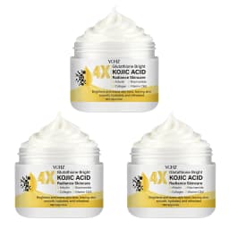Kojic Acid Cream, Evens Out Skin Tone, Eliminates Dark Spots and Dullness - Non-Greasy, Suitable for Both Men and Women - Whitening and Moisturizing Cream, for Day and Night Use - 60g