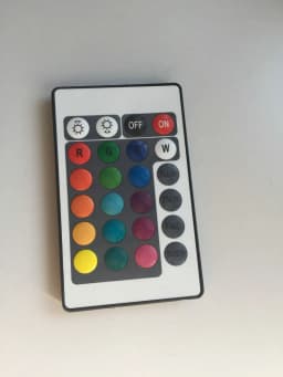 24key Remote Control Rechargeable RGBW Light Base Waterproof 5050SMD LED Module Hanging Furniture Mood Light Enhancer UnderTable