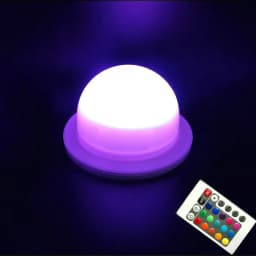 24key Remote Control Rechargeable RGBW Light Base Waterproof 5050SMD LED Module Hanging Furniture Mood Light Enhancer UnderTable