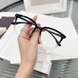 Women Stylish Oversized Reading Glasses Unisex Large Frame HD Lens Eyeglasses New Fashion Square Far Sight Eyewear for Female