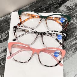 Women's Fashion Cat Eye Reading Glasses Men Vintage Blue Light Blocking Eyewear Retro Ultralight Far Sight Presbyopia 0+1.0+4.0